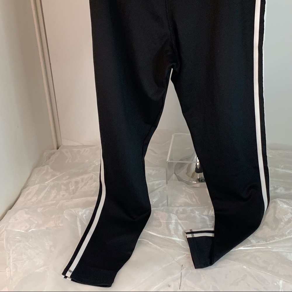 Adidas Women's D2m 3 Stripes High-Rise Long Tights, Size XL - Picture 10 of 13